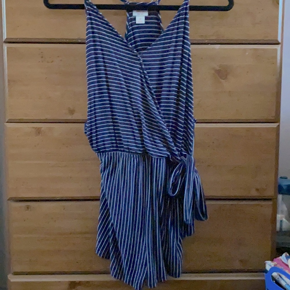 Navy Romper